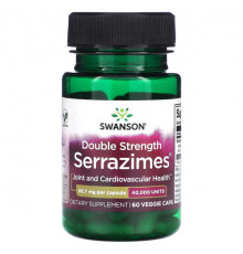 Double Strength Serrazimes, 66.7 mg, 60 Veggie Capsule