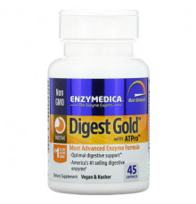 Enzymedica, Digest Gold с ATPro, добавка с пищеварительными ферментами, 21 капсула