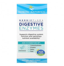 Nordic Flora Digestive Enzymes, 45 Capsules