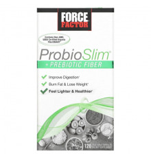 ProbioSlim, + Prebiotic Fiber, 120 Vegetable Capsules