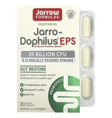 Jarrow Formulas, Jarro-Dophilus EPS, 50 млрд, 30 вегетарианских капсул Enteroguard