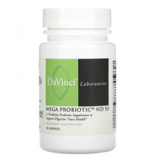 DaVinci Laboratories of Vermont, Mega Probiotic ND 50, 30 капсул