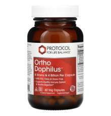 Protocol for Life Balance, Ortho Dophilus, 60 растительных капсул