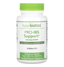 Hyperbiotics, Pro-IBS Support, 30 млрд КОЕ, 30 вегетарианских капсул