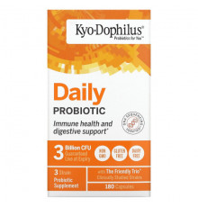 Kyolic, Kyo-Dophilus, ежедневный пробиотик, 180 капсул