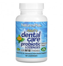 Adult's Dental Care Probiotic, Peppermint , 60 Lozenges