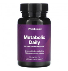 Pendulum, Metabolic Daily, с бактерией Akkermansia, 30 капсул