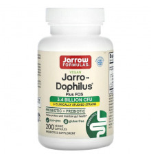 Jarrow Formulas, Vegan Jarro-Dophilus Plus FOS, 100 растительных капсул