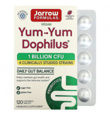 Yum-Yum Dophilus, Raspberry, 1 Billion CFU, 120 Chewable Tablets