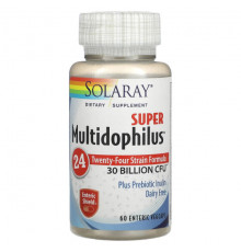 Super Multidophilus Probiotic , 30 Billion CFU, 60 VegCaps (15 Billion CFU per Capsule)