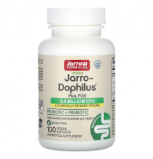 Jarrow Formulas, Vegan Jarro-Dophilus Plus FOS, 100 растительных капсул