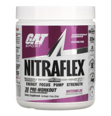 GAT, Sport, NITRAFLEX, со вкусом фруктового пунша, 312 г (11 унций)