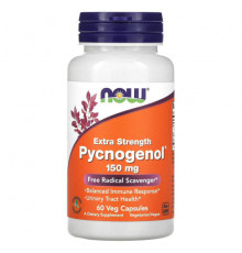 NOW Foods, Pycnogenol, пикногенол, 30 мг, 150 вегетарианских капсул