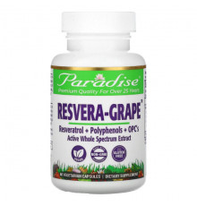 Paradise Herbs, MedVita, ResveraGrape, 60 Vegetarian Capsules