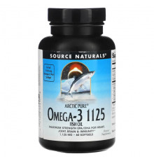 Source Naturals, Arctic Pure, Omega-3 Fish Oil, 1,125 mg, 60 Softgels