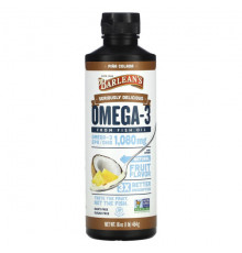 Seriously Delicious, Omega-3 From Fish Oil, Piña Colada, 1,080 mg, 1 lb (454 g)