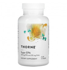 Thorne, Super EPA, ЭПК и ДГК, 90 капсул