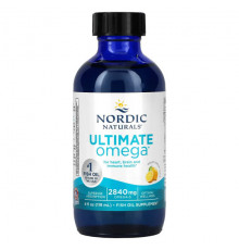 Nordic Naturals, Ultimate Omega, со вкусом лимона, 2840 мг, 119 мл (4 жидк. унции)