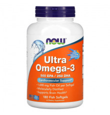 Ultra Omega-3 Fish Oil, 180 Fish Softgels