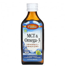 MCT & Omega-3, Natural Lemon Lime, 6.7 fl oz (200 ml)