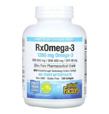 RxOmega-3, 1,260 mg, 60 Softgels (630 mg per Softgel)