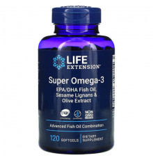 Life Extension, Super Omega-3, 60 мягких таблеток