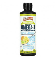 Seriously Delicious, Omega-3 Fish Oil, High Potency, Key Lime Pie, 1,500 mg, 16 oz (454 g)