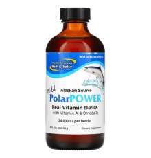 North American Herb & Spice Co., PolarPower, жир дикой аляскинской нерки, 240 мл (8 жидк. унций)