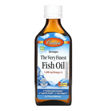 Carlson, The Very Finest Fish Oil, Just Peachie, 1,600 mg, 6.7 fl oz (200 ml)