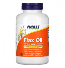 Flax Oil, 1,000 mg, 120 Veggie Softgels