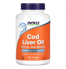 Cod Liver Oil, Extra Strength, 1,000 mg, 90 Softgels