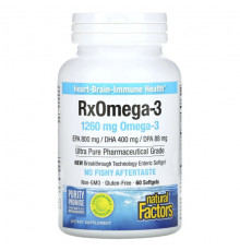 RxOmega-3, 1,260 mg, 60 Softgels (630 mg per Softgel)