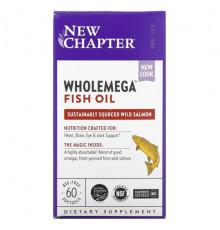 Wholemega Fish Oil, 60 Softgels