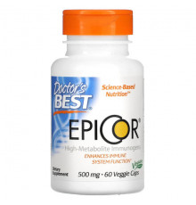 Doctor's Best, Epicor, 500 мг, 60 вегетарианских капсул