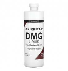 Kirkman Labs, DMG Liquid, натуральная малина, 473 мл (16 жидк. Унций)