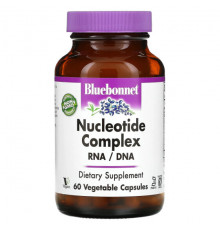 Bluebonnet Nutrition, Nucleotide Complex, РНК / ДНК, 60 растительных капсул