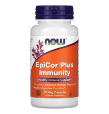 NOW Foods, EpiCor Plus Immunity, 60 растительных капсул