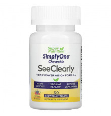 SimplyOne See Clearly, Triple Power Vision Formula, Wild-Berry , 30 Chewable Tablets