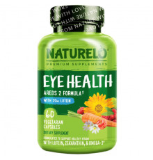 NATURELO, Eye Health Areds 2 Formula, 60 вегетарианских капсул