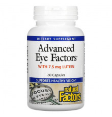 Natural Factors, Advanced Eye Factors, 60 капсул