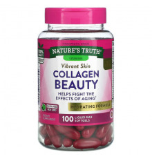 Nature's Truth, Collagen Beauty, 100 капсул Liquid Max