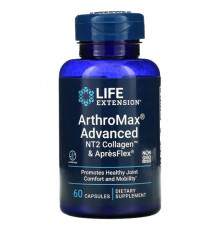 Life Extension, ArthroMax Advanced, усовершенствованный состав, NT2 Collagen и ApresFlex, 60 капсул