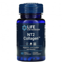 Life Extension, NT2 Collagen, 60 маленьких капсул