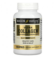 Mason Natural, Ultra Collagen с концентратом хвоща, 100 капсул