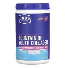 BUBS Naturals, Fountain of Youth Collagen, ягоды маки, 288 г (10,16 унции)