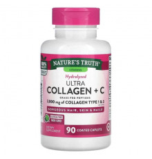 Nature's Truth, Ultra Collagen + C, 3000 мг, 90 капсул, покрытых оболочкой