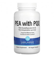 Lake Avenue Nutrition, ПЭА 300 мг и PQQ 10 мг, 30 растительных капсул