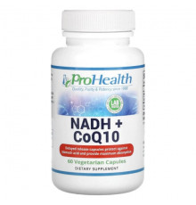 ProHealth Longevity, NADH + CoQ10`` 60 вегетарианских капсул