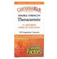 Natural Factors, CurcuminRich, Theracurmin двойной силы, 60 растительных капсул