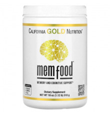 California Gold Nutrition, MEM Food, для поддержки памяти и когнитивных функций, 510 г (1,12 фунта)